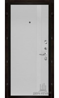 Дверь входная Liberty (Либерти), цвет h4 силк титан, панель - uno цвет chiaro (ral 9003)