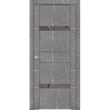 Дверь межкомнатная UniLine Mramor 30036/1 Marable Soft Touch торос серый