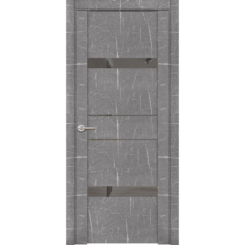 Дверь межкомнатная UniLine Mramor 30036/1 Marable Soft Touch торос серый