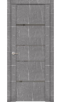 Дверь межкомнатная UniLine Mramor 30039/1 Marable Soft Touch торос серый