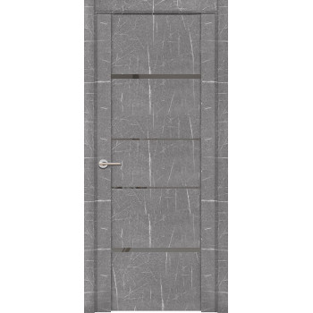 Дверь межкомнатная UniLine Mramor 30039/1 Marable Soft Touch торос серый