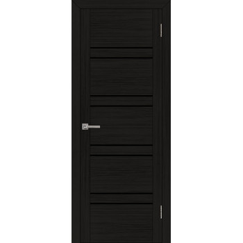 Дверь межкомнатная UniLine 30026 шоко велюр остекленная
