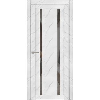 Дверь межкомнатная UniLine Mramor 30006/1 Marable Soft Touch монте белый