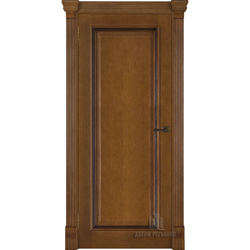 Дверь межкомнатная Тоскана (широкий фигурный багет) дуб patina antico глухая