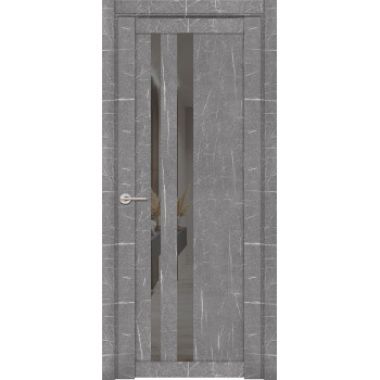 Дверь межкомнатная UniLine Mramor 30008/1 Marable Soft Touch торос графит
