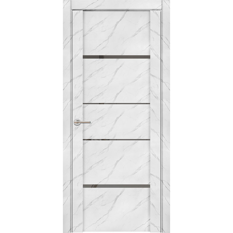 Дверь межкомнатная UniLine Mramor 30039/1 Marable Soft Touch монте белый