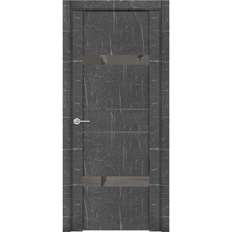 Дверь межкомнатная UniLine Mramor 30036/1 Marable Soft Touch торос графит