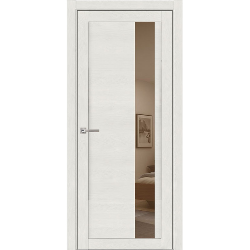 Дверь межкомнатная UniLine 30004 SoftTouch бьянка soft touch остекленная