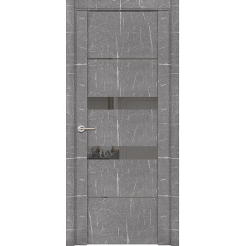 Дверь межкомнатная UniLine Mramor 30037/1 Marable Soft Touch торос серый