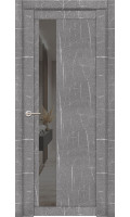 Дверь межкомнатная UniLine Mramor 30004/1 Marable Soft Touch торос серый