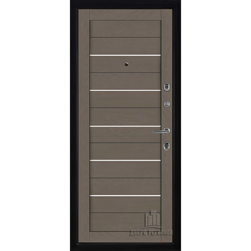 Дверь входная Liberty (Либерти), цвет h4 силк титан, панель - light 2127 цвет тортора soft
