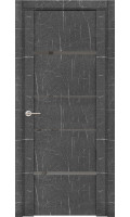 Дверь межкомнатная UniLine Mramor 30039/1 Marable Soft Touch торос графит