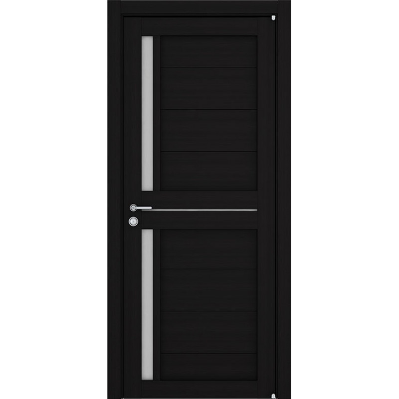 Дверь межкомнатная LIGHT 2121 шоко велюр остекленная