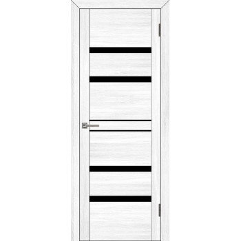 Дверь межкомнатная UniLine 30030 белый велюр остекленная
