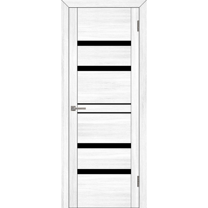 Дверь межкомнатная UniLine 30030 белый велюр остекленная