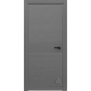 Дверь межкомнатная Fusion 1 grigio (ral 7015) глухая