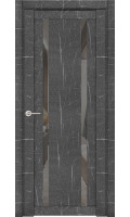 Дверь межкомнатная UniLine Mramor 30006/1 Marable Soft Touch торос графит