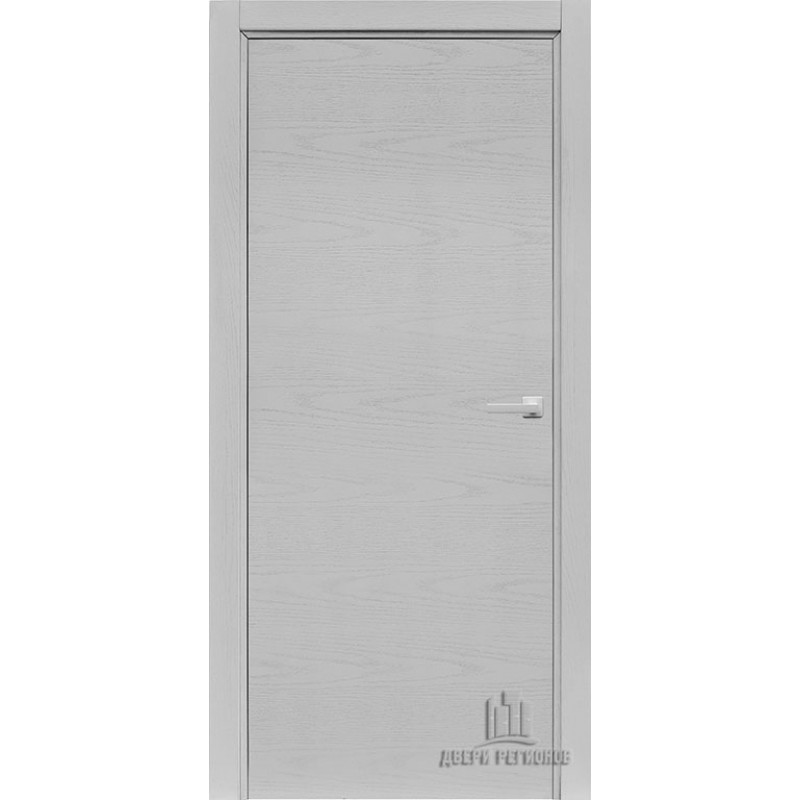Дверь межкомнатная Intero chiaro patina argento (ral 9003) глухая