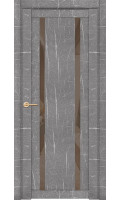 Дверь межкомнатная UniLine Mramor 30006/1 Marable Soft Touch торос серый