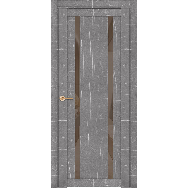 Дверь межкомнатная UniLine Mramor 30006/1 Marable Soft Touch торос серый
