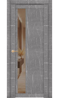 Дверь межкомнатная UniLine Mramor 30004/1 Marable Soft Touch торос серый