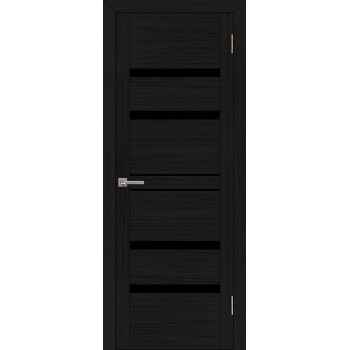 Дверь межкомнатная UniLine 30030 шоко велюр остекленная
