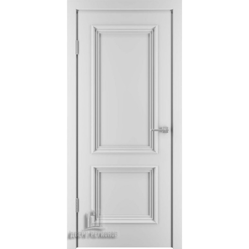 Дверь межкомнатная Бергамо 4 эмаль белая (ral 9003)